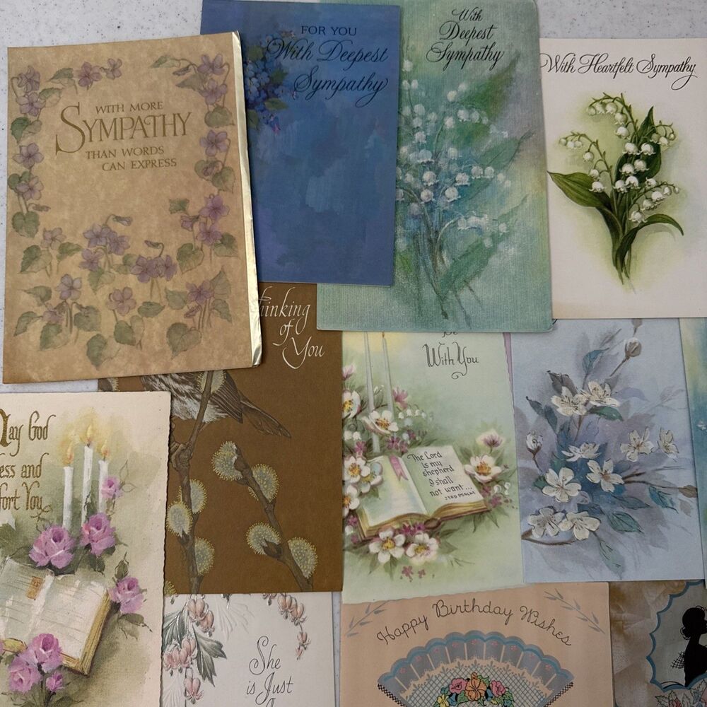 Vtg Lot USED All-Occasion Novelty Greeting Cards Junk Journal Scrapbooking - Picture 5 of 16